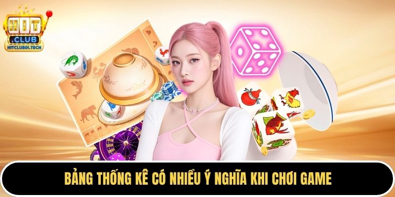 Bảng thống kê có nhiều ý nghĩa khi chơi game